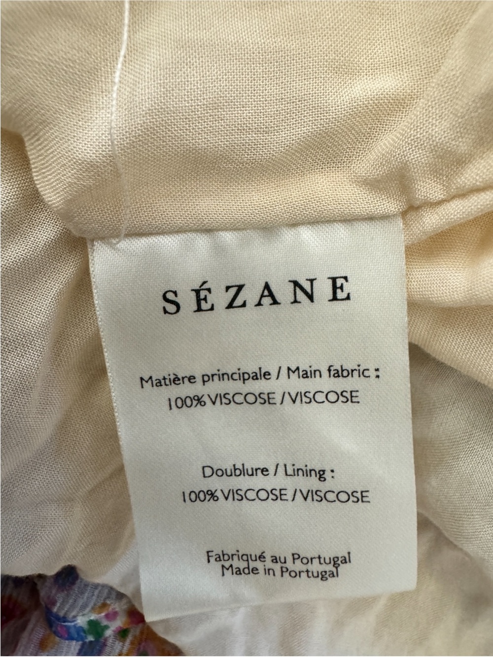 Sézane Boho Floral Ama Maxi V-Neck Sleeveless Sundress - Picture 10 of 13